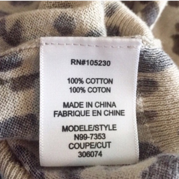 Joie Animal Print Cardi - Picture 5 of 5